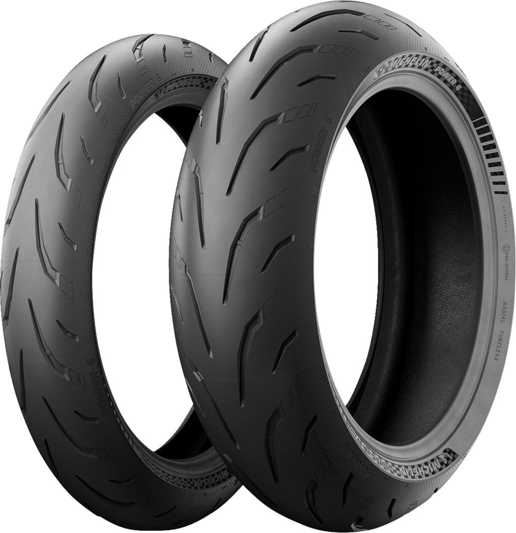 MICHELIN Tire - Power 6 - Rear - 150/60ZR17 - (66W) 66445 — image 2