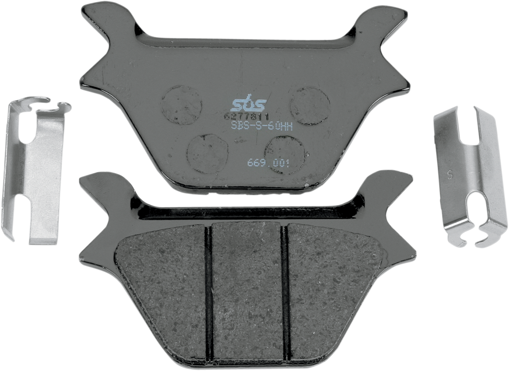 SBS Carbon Tech Brake Pads - Harley-Davidson 669H.CT — image 1