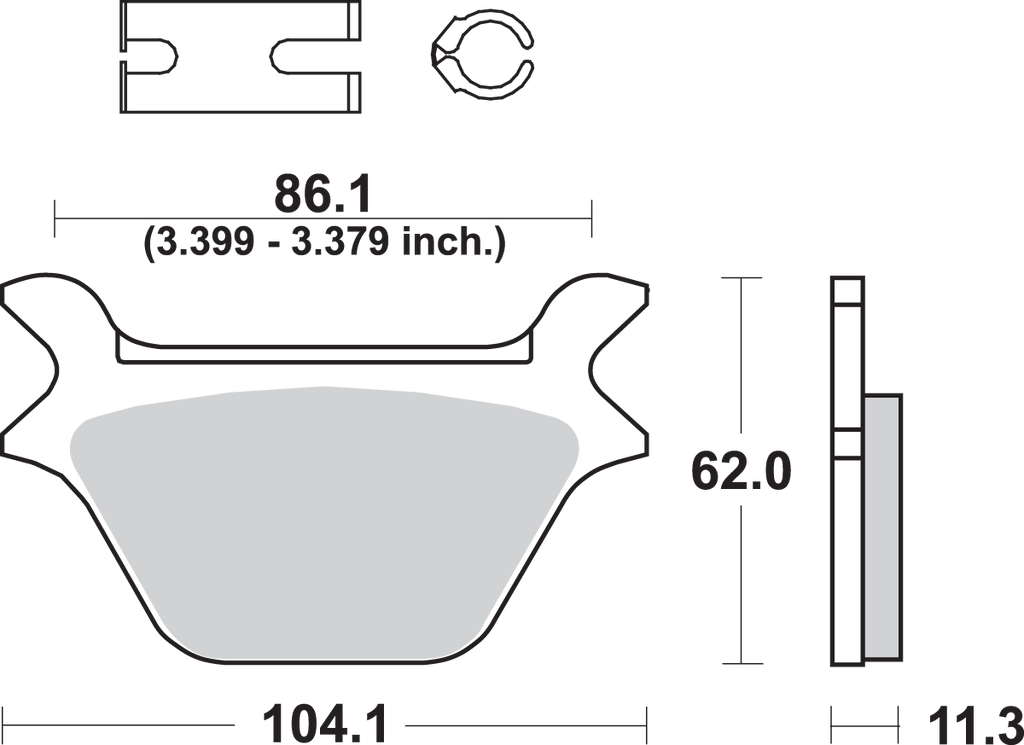 SBS Street Excel Brake Pads - Harley-Davidson 669H.LS — image 2