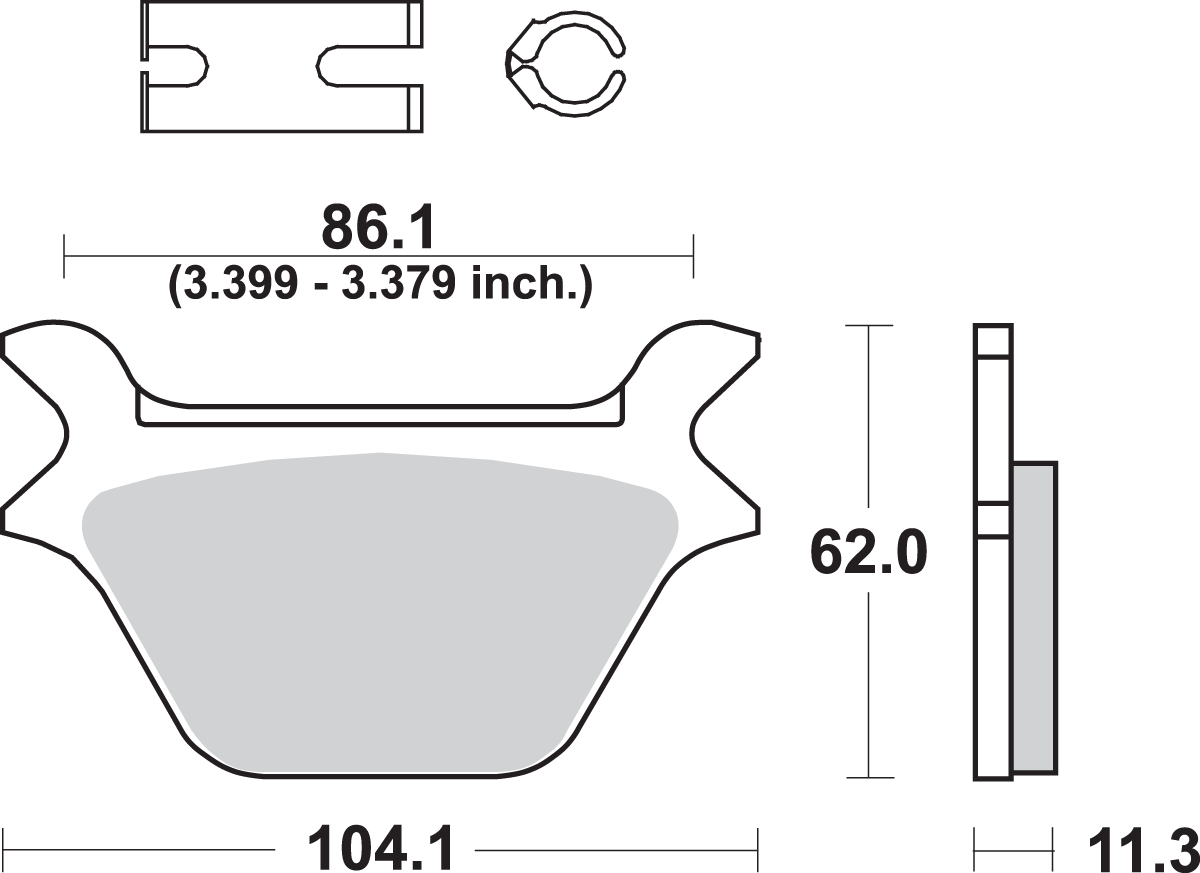 SBS Street Excel Brake Pads - Harley-Davidson 669H.LS — image 2