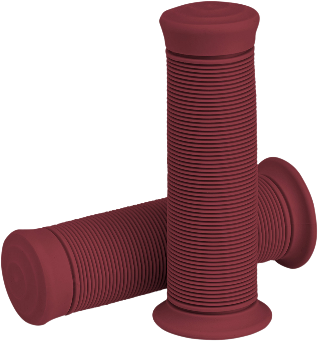 BILTWELL Kung Fu Grips - 1" - Oxblood 6701-0301 — image 1