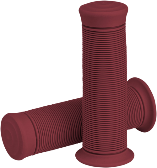 BILTWELL Kung Fu Grips - 1" - Oxblood 6701-0301 — image 1