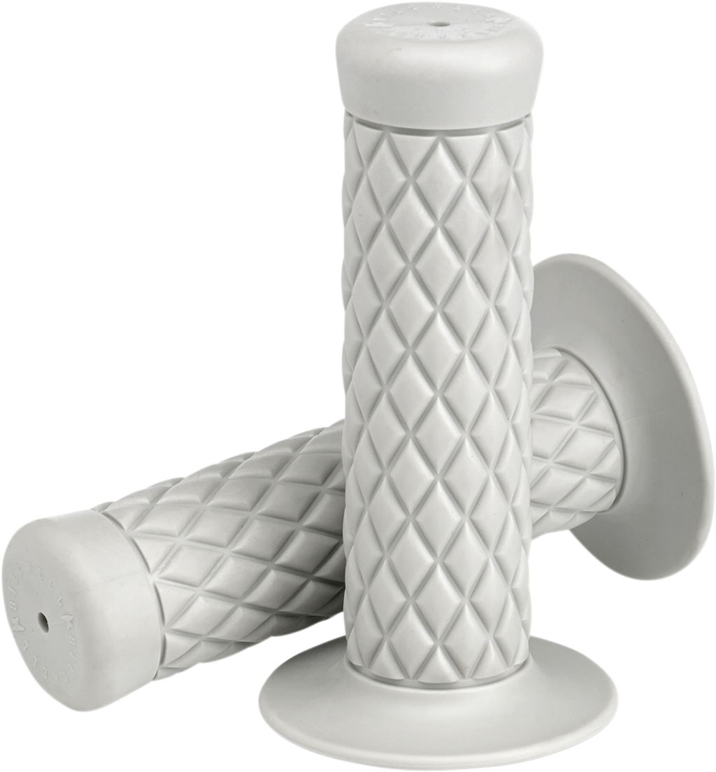 BILTWELL Thruster Bar Grips - 1" - White 6702-0201 — image 1