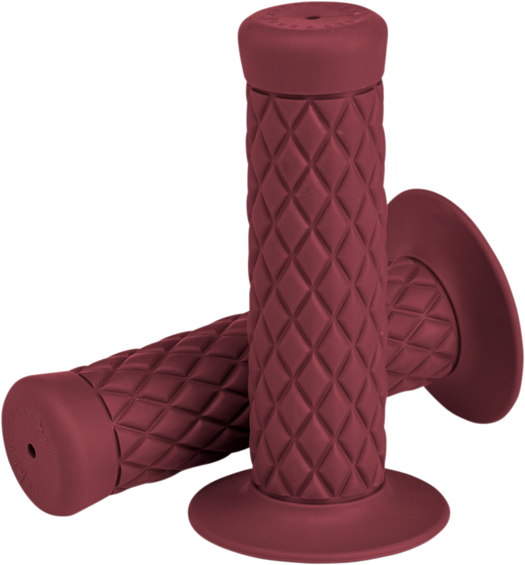 BILTWELL Thruster Bar Grips - 1" - Oxblood 6702-0301 — image 1