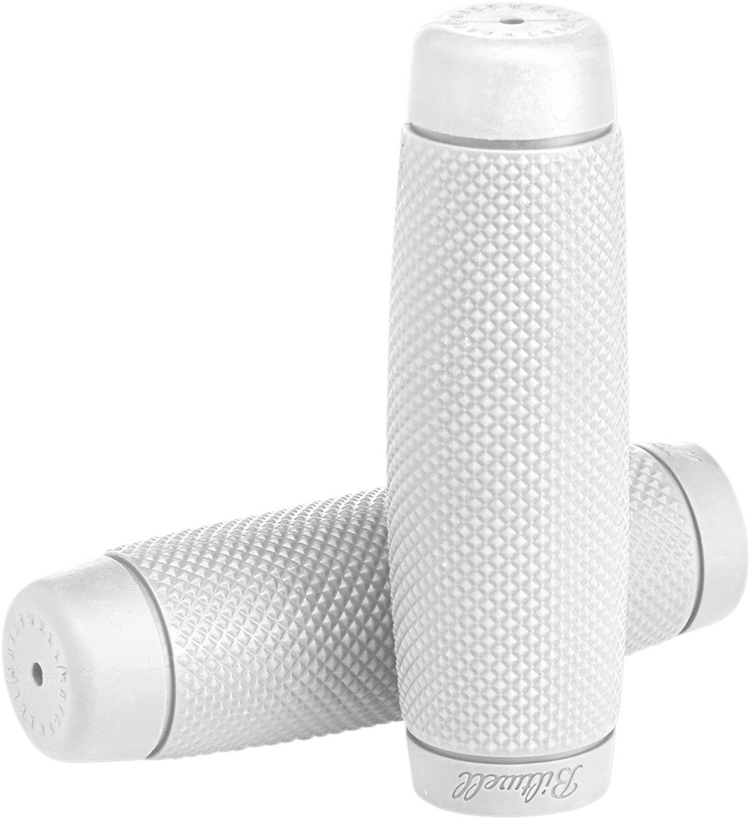 BILTWELL Recoil Bar Grips - 1" - White — image 1