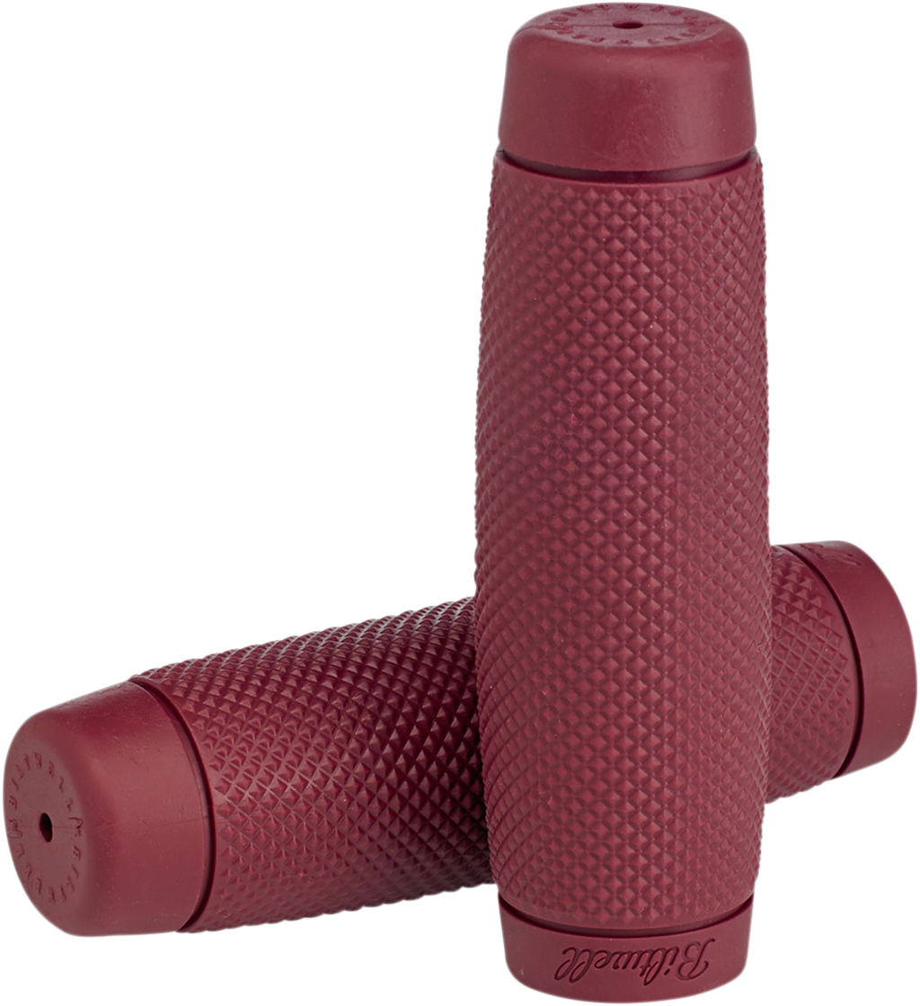 BILTWELL Recoil Bar Grips - 1" - Oxblood — image 1