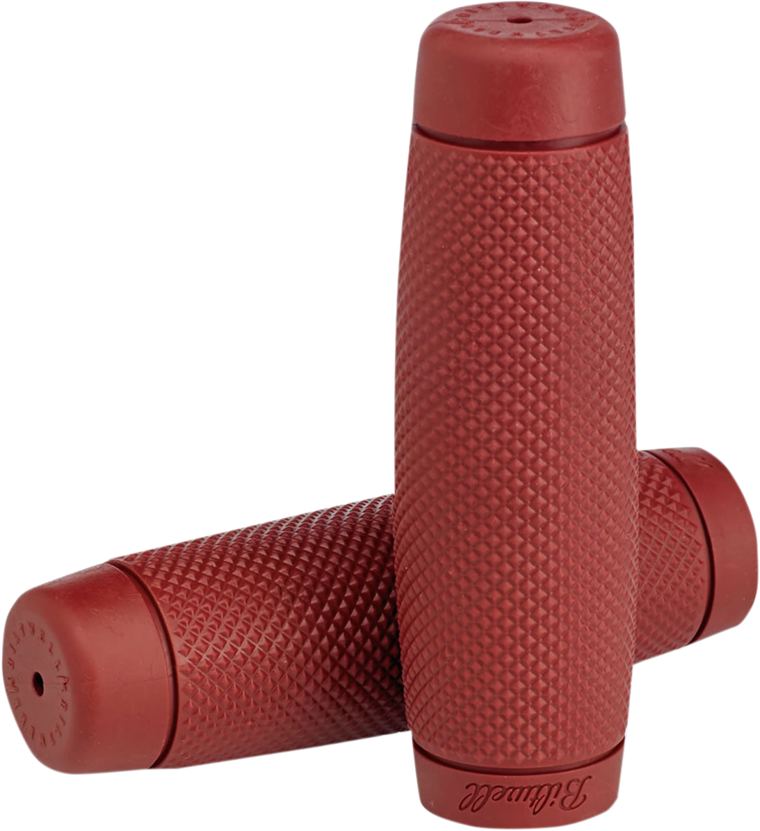 BILTWELL Recoil Bar Grips - 1" - Oxblood — image 2