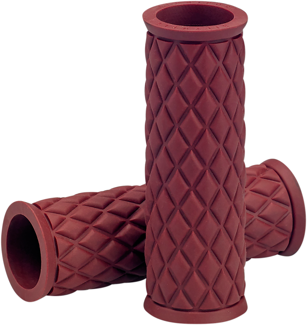 BILTWELL Alumicore Grips - Replacement - Oxblood 6706-0301 — image 1
