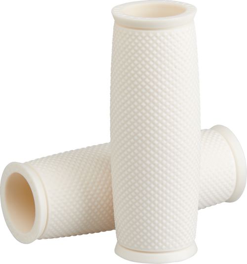 BILTWELL Replacement Alumicore Grip Sleeves - 1" - Recoil - White — image 1