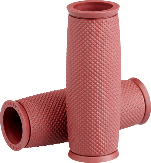 BILTWELL Replacement Alumicore Grip Sleeves - 1" - Recoil - Oxblood — image 1