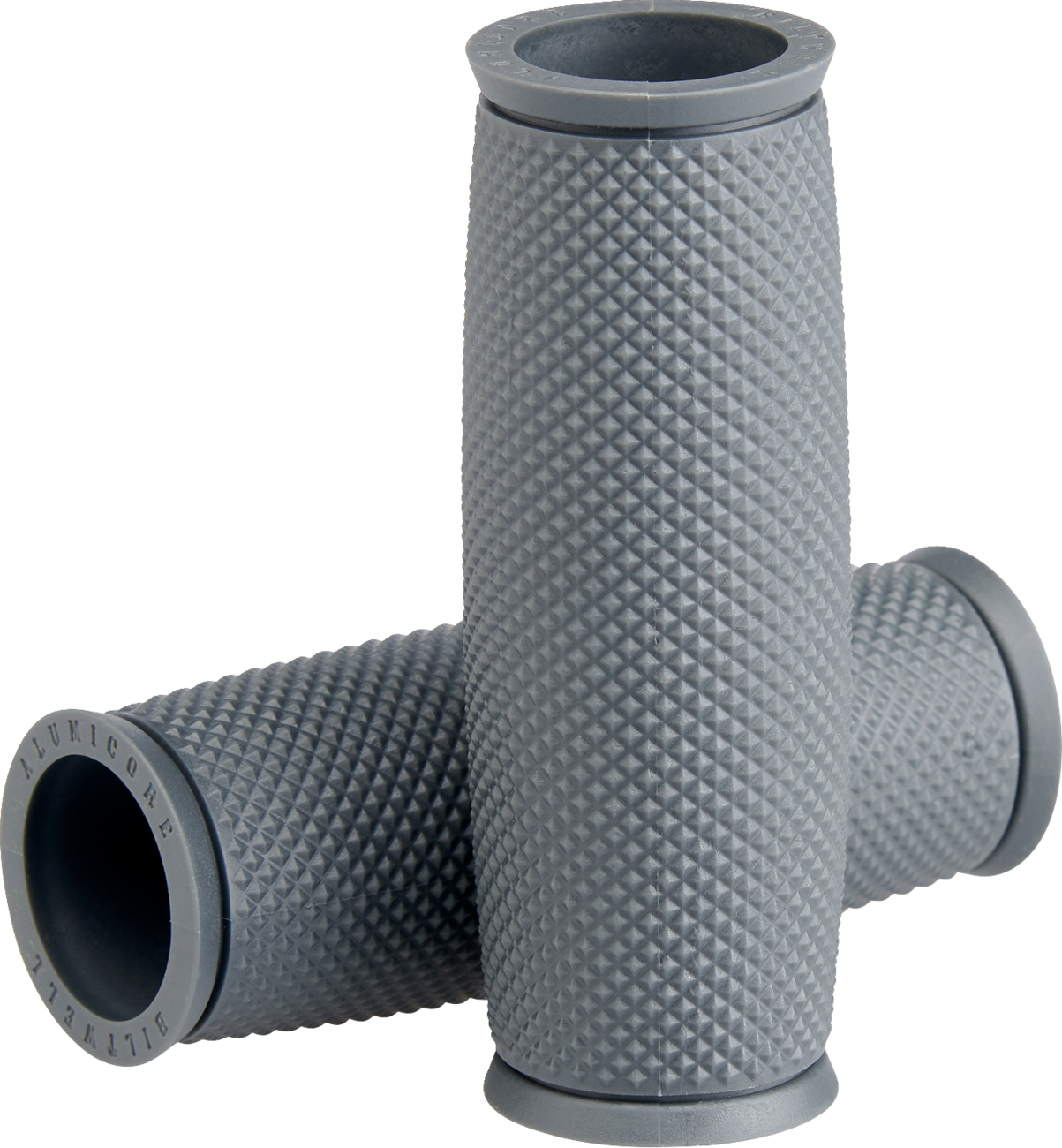 BILTWELL Replacement Alumicore Grip Sleeves - 1" - Recoil - Gray — image 1