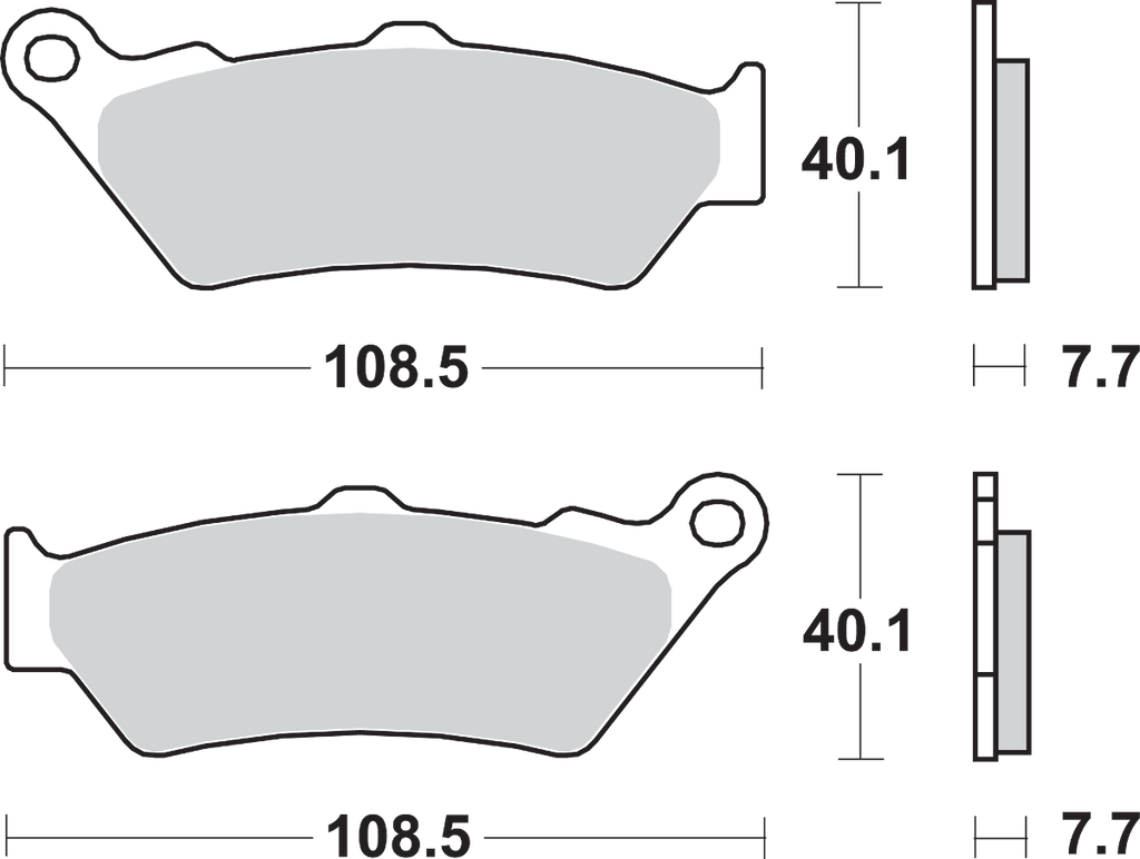 SBS LS Brake Pads 674LS — image 2