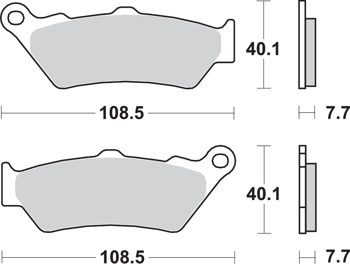 SBS LS Brake Pads 674LS — image 2