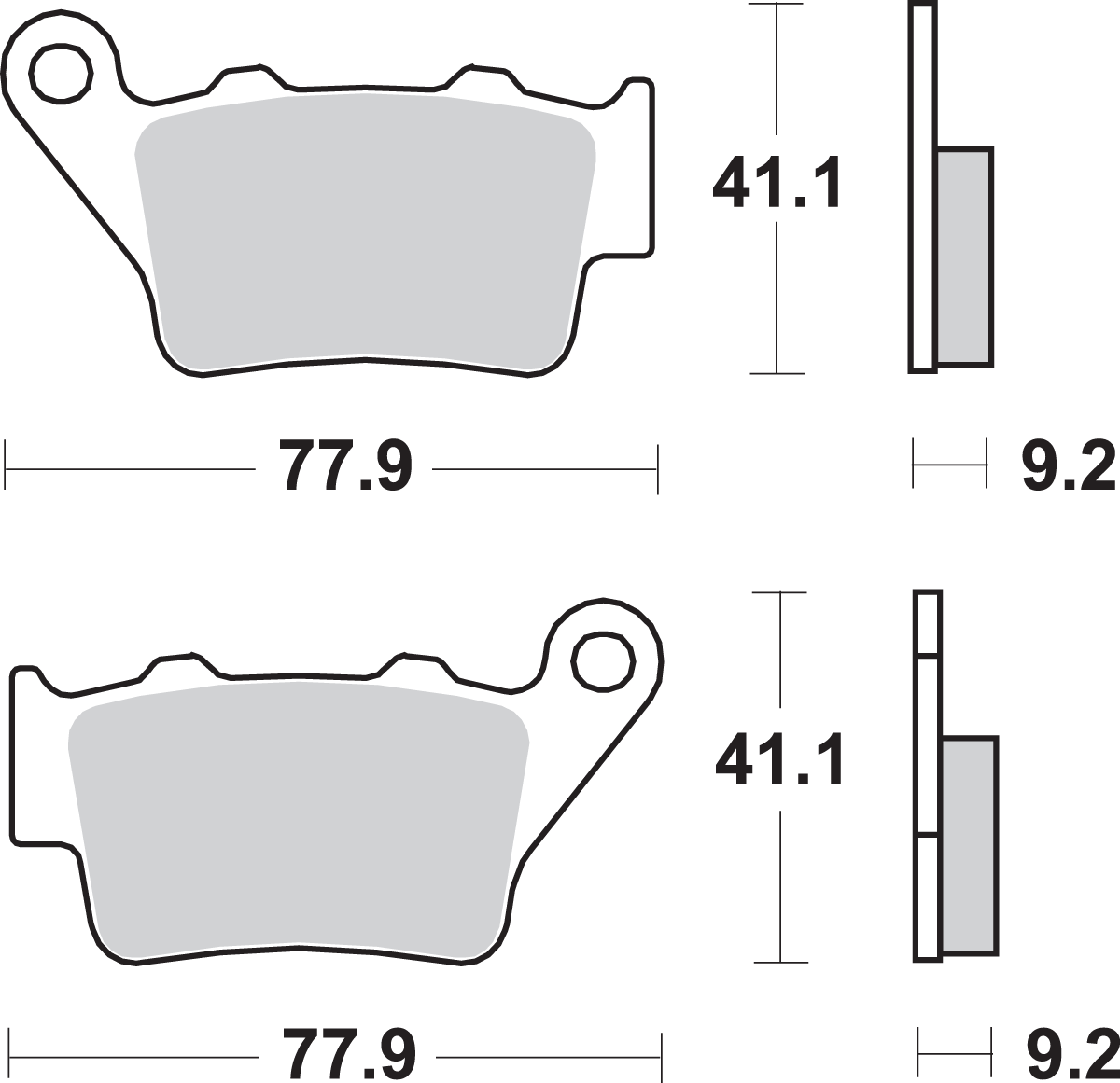 SBS LS Brake Pads 675LS — image 2