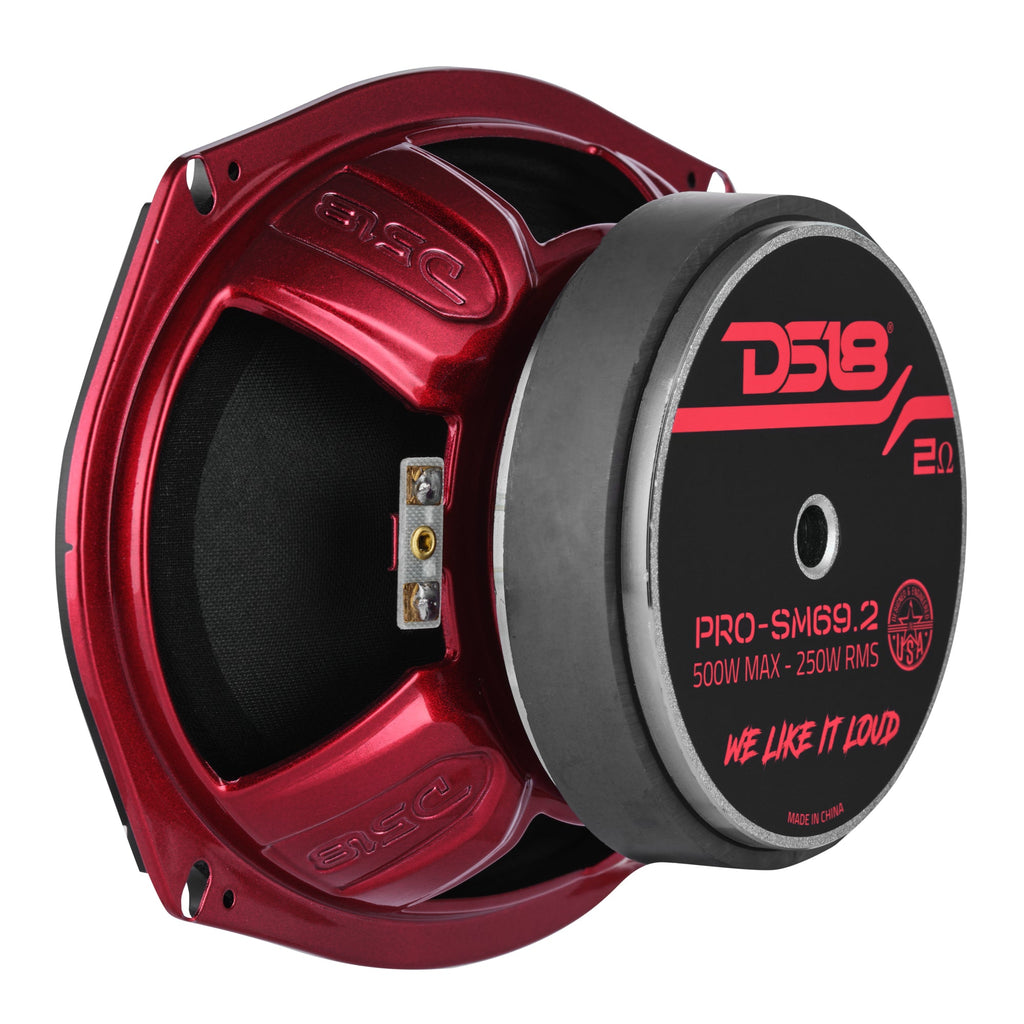 DS18 PRO-SM69.2 PRO 6x9" Slim Water-Resistant Mid-Range Loudspeaker | 250W RMS 2-Ohm — image 5