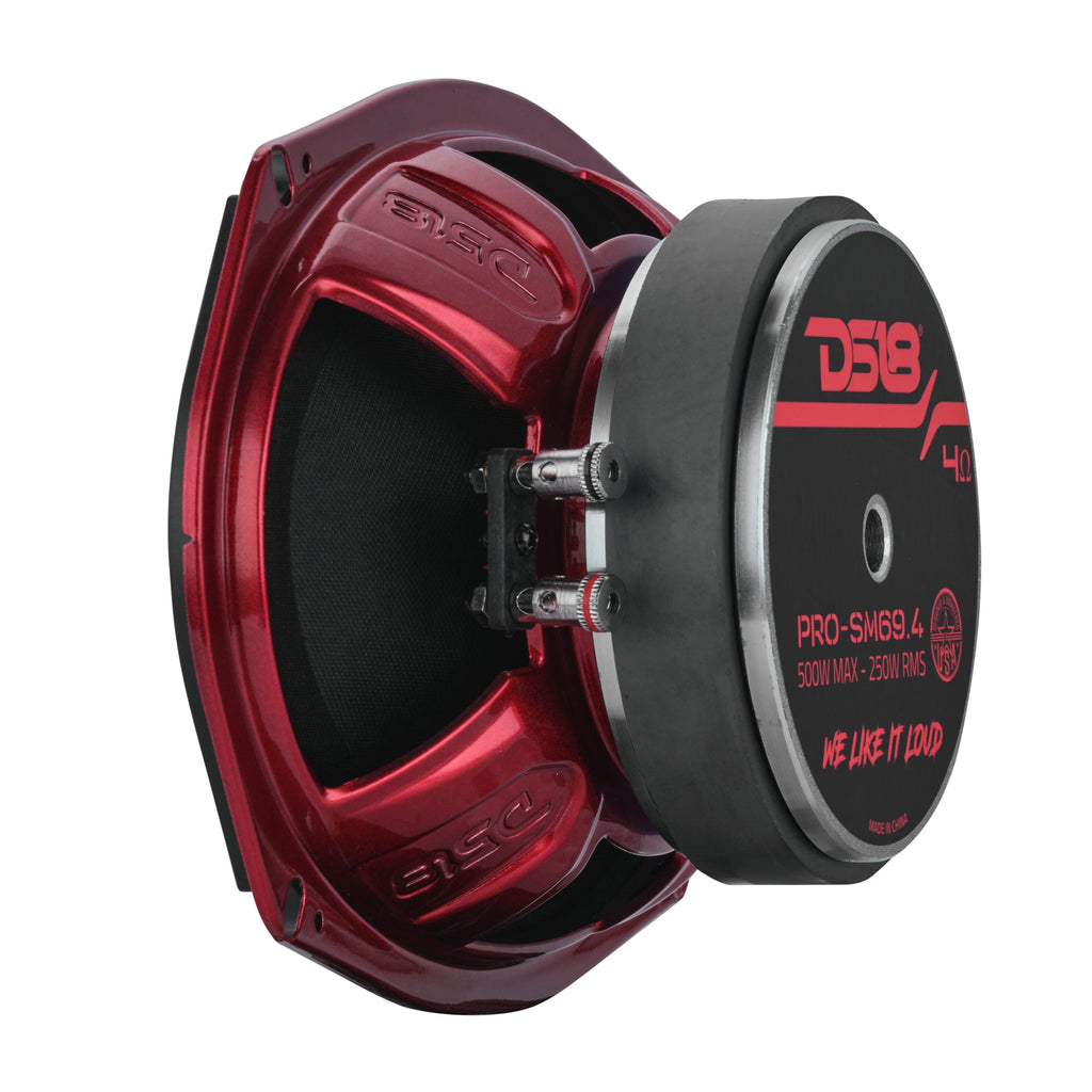 DS18 PRO-SM69.4 PRO 6x9" Slim Water-Resistant Mid-Range Loudspeaker | 250W RMS 4-Ohm — image 5
