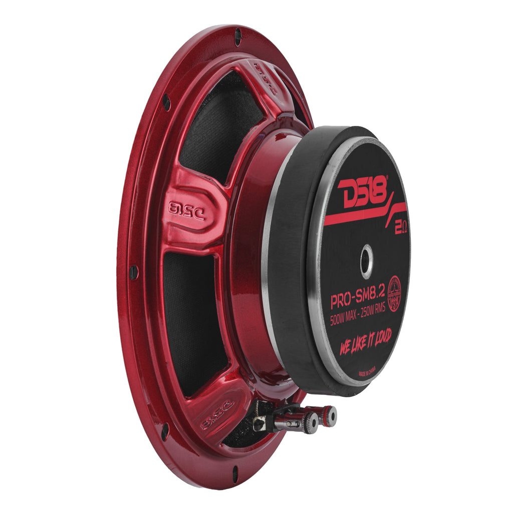 DS18 PRO-SM8.2 PRO 8" Slim Water-Resistant Mid-Range Loudspeaker | 250W RMS 2-Ohm — image 4