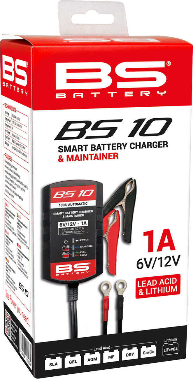 BS Battery BS10 Smart Battery Charger & Maintainer - 700571 — image 10