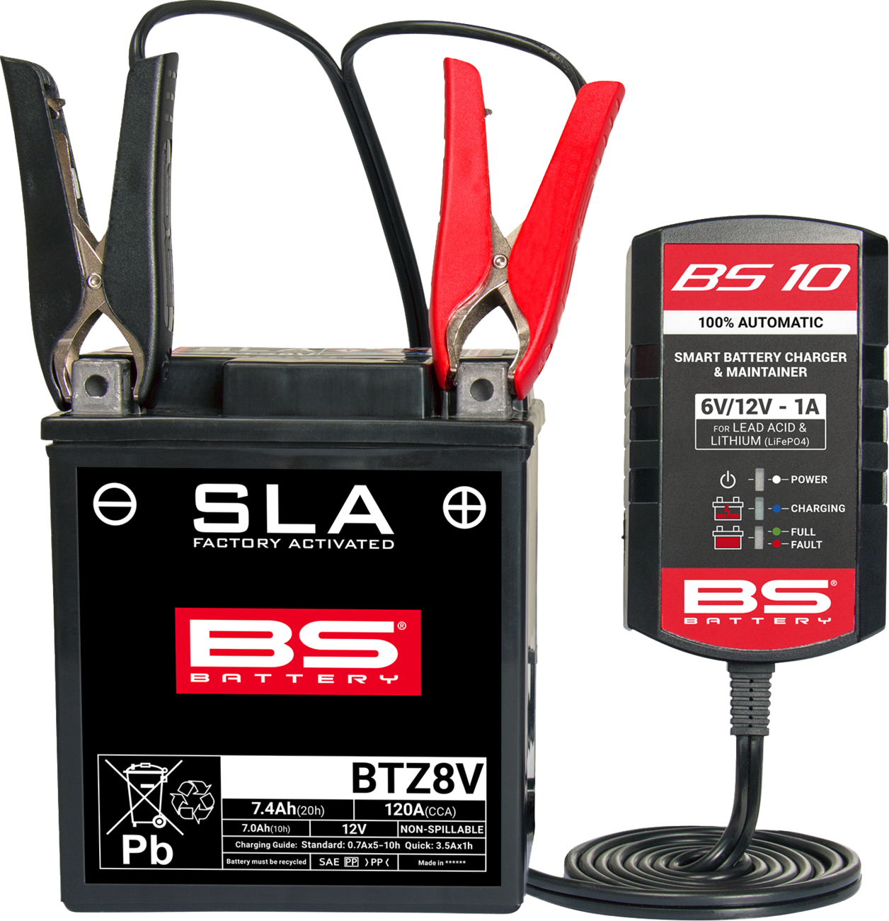 BS Battery BS10 Smart Battery Charger & Maintainer - 700571 — image 11