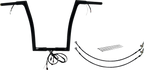 FAT BAGGERS INC. EZ Install Wired 1-1/4" Flat Top Handlebar Kit - 16" - Black 701916-B — image 1
