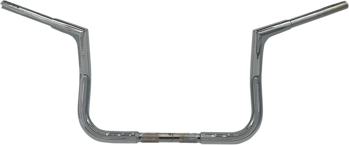 FAT BAGGERS INC. 1-1/4" EZ Install Flat Top Handlebar - 10" - Chrome 705010 — image 1