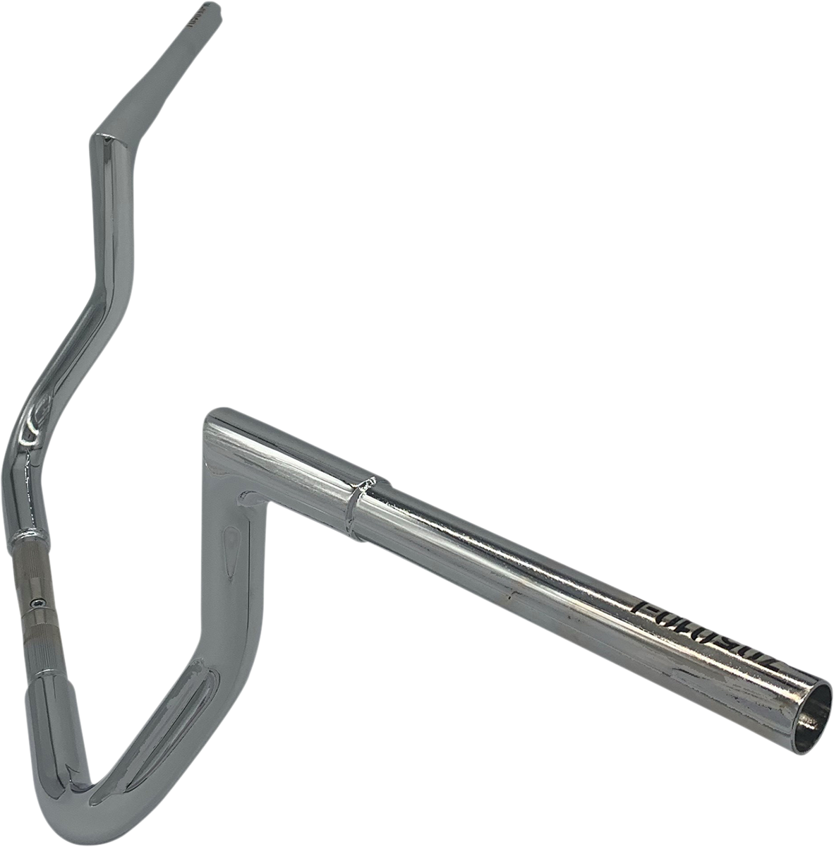 FAT BAGGERS INC. 1-1/4" EZ Install Flat Top Handlebar - 10" - Chrome 705010 — image 2