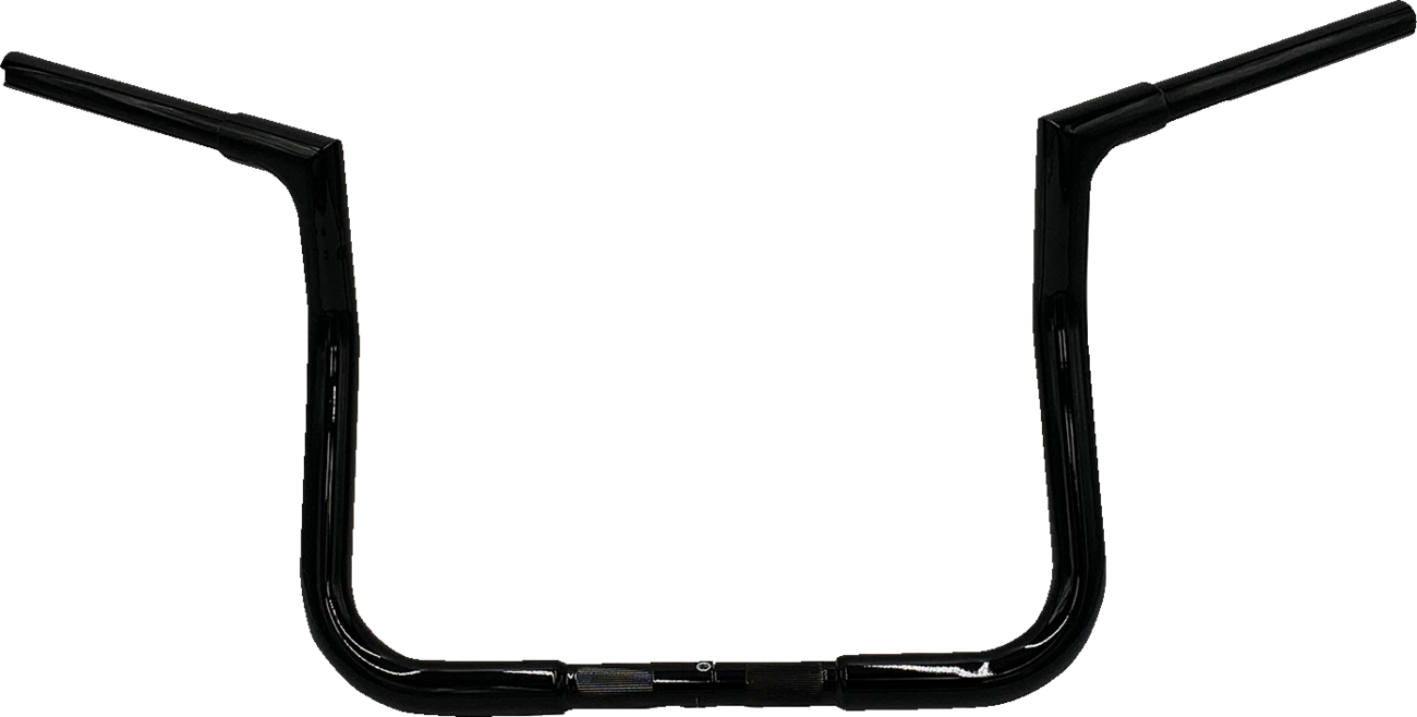FAT BAGGERS INC. 1-1/4" EZ Install Flat Top Handlebar - Reduced Reach - 11" - Black 705011-B — image 1