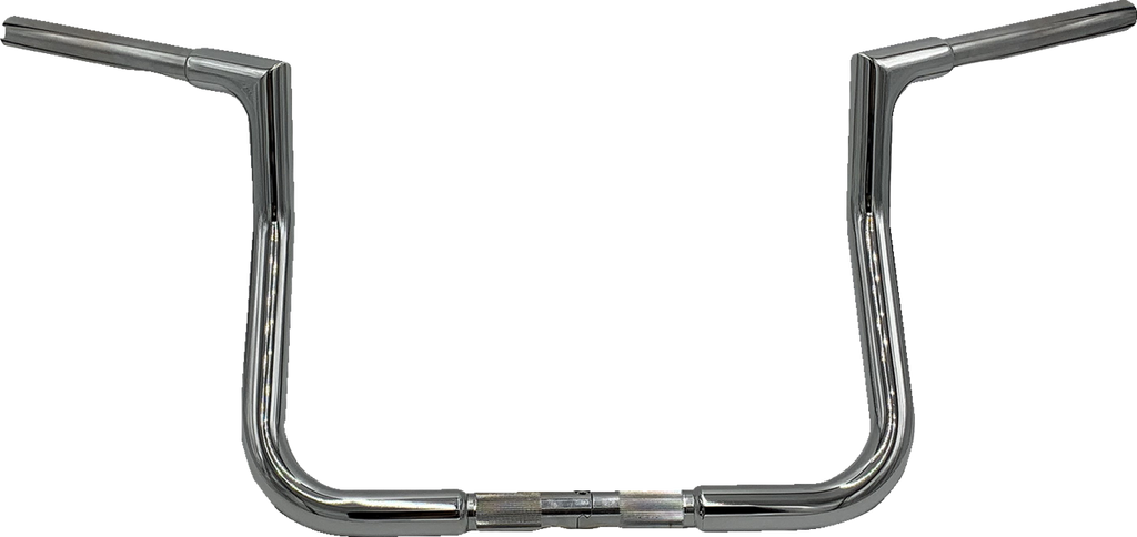 FAT BAGGERS INC. 1-1/4" EZ Install Flat Top Handlebar - Reduced Reach - 11" - Chrome 705011 — image 1