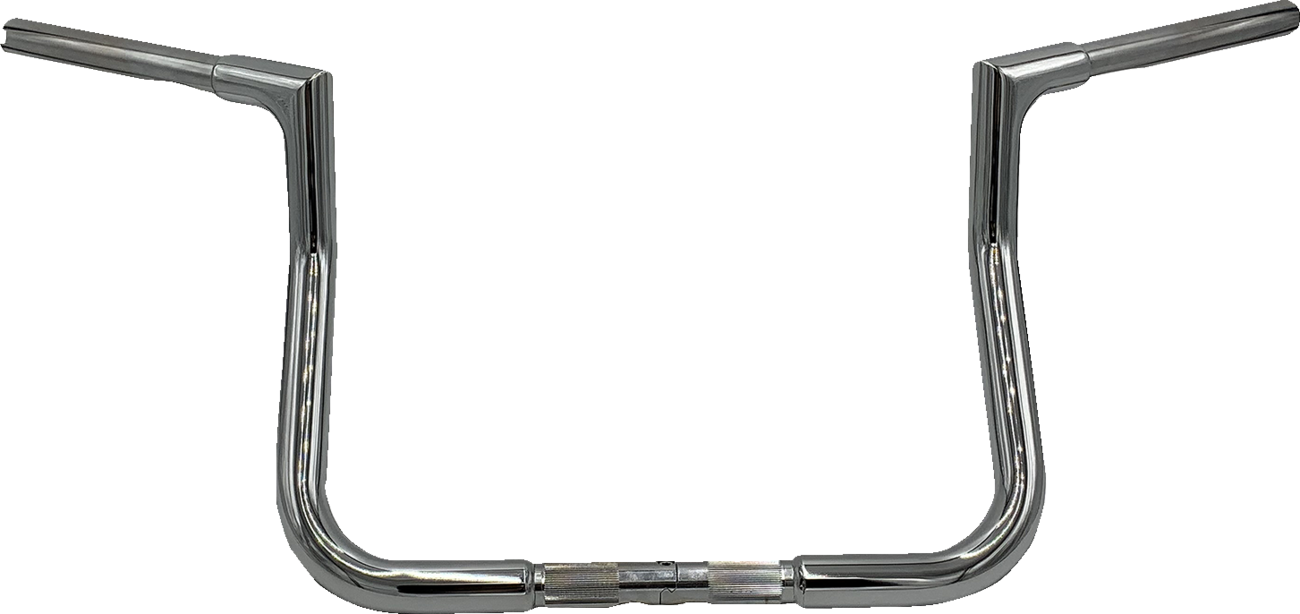 FAT BAGGERS INC. 1-1/4" EZ Install Flat Top Handlebar - Reduced Reach - 11" - Chrome 705011 — image 1