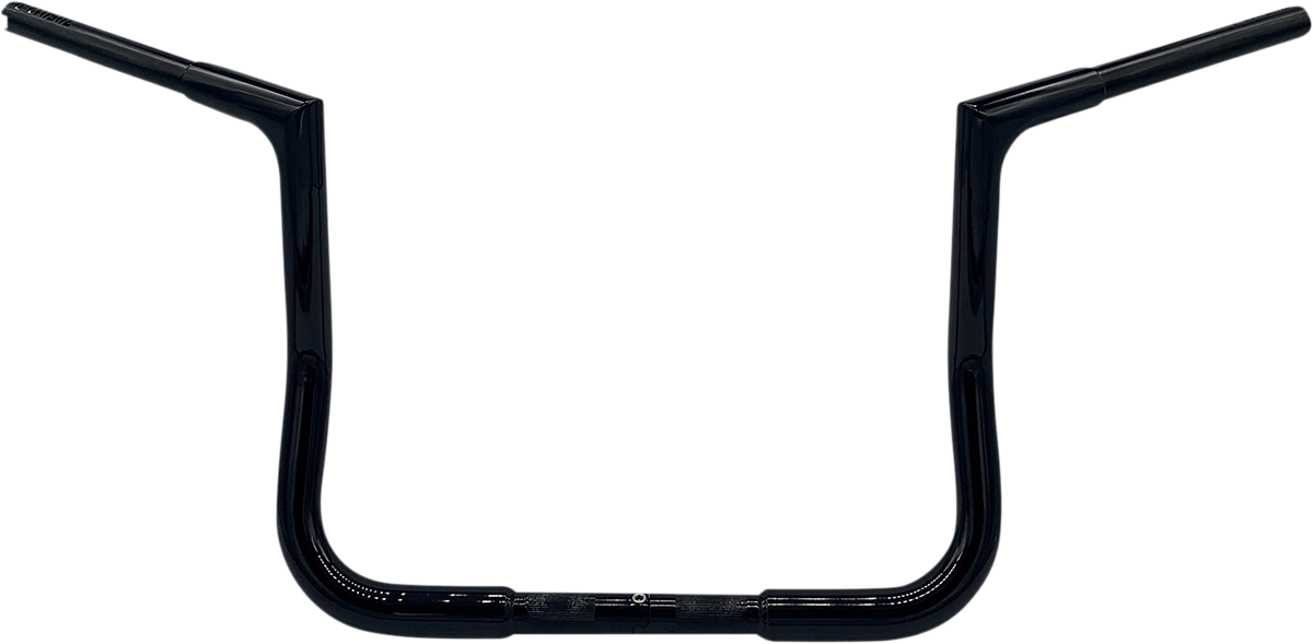 FAT BAGGERS INC. 1-1/4" EZ Install Flat Top Handlebar - 12" - Black 705012-B — image 1