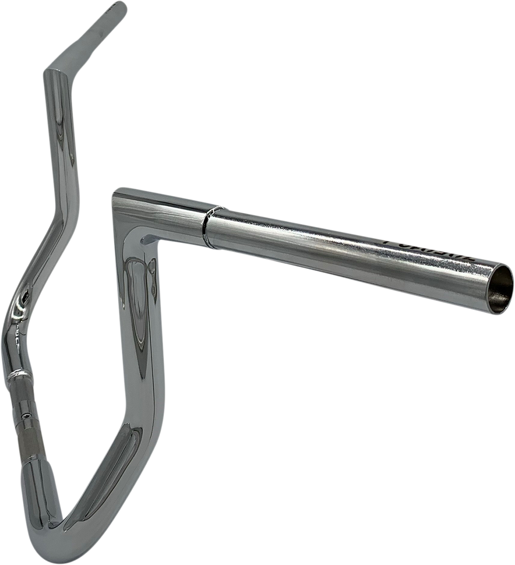 FAT BAGGERS INC. 1-1/4" EZ Install Flat Top Handlebar - 12" - Chrome 705012 — image 2