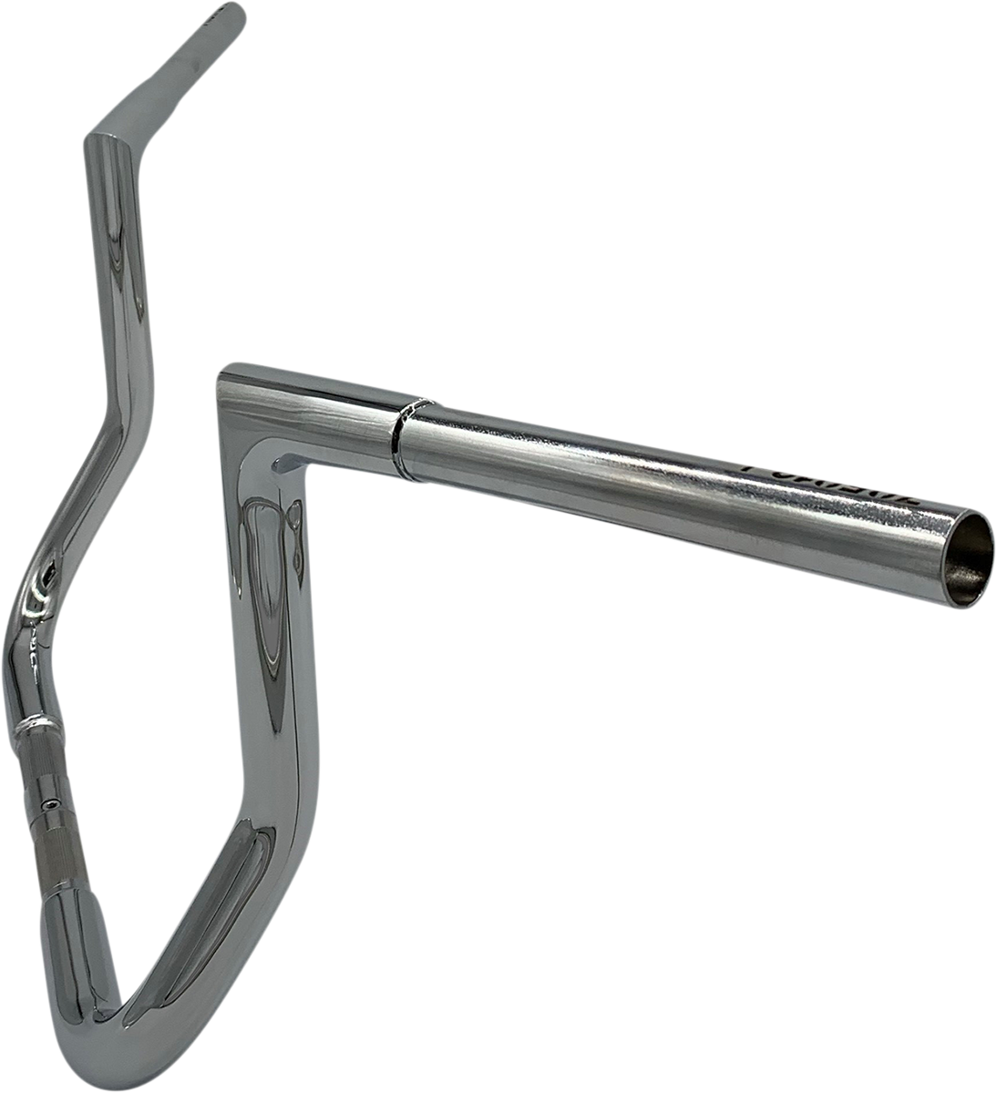 FAT BAGGERS INC. 1-1/4" EZ Install Flat Top Handlebar - 12" - Chrome 705012 — image 2