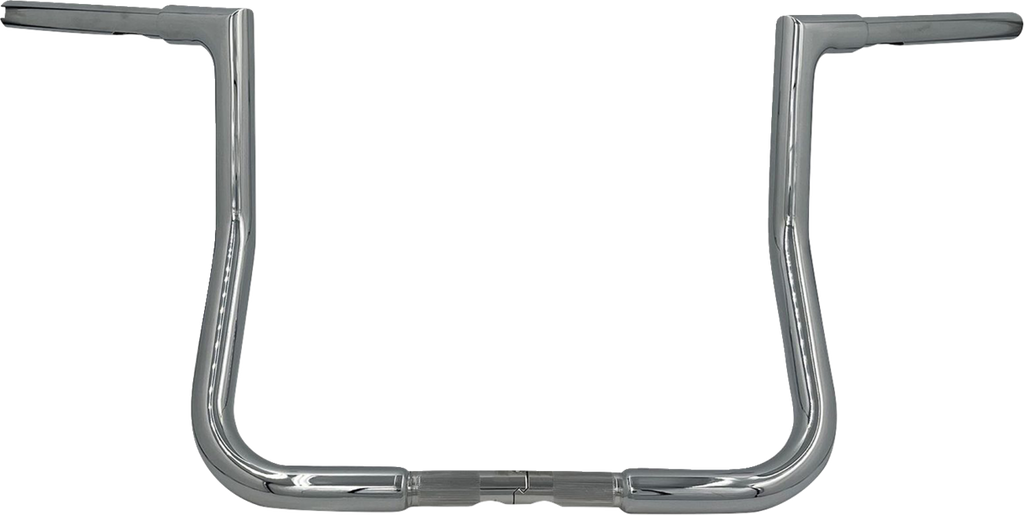 FAT BAGGERS INC. 1-1/4" EZ Install Flat Top Handlebar - Reduced Reach - 13" - Chrome 705013 — image 1