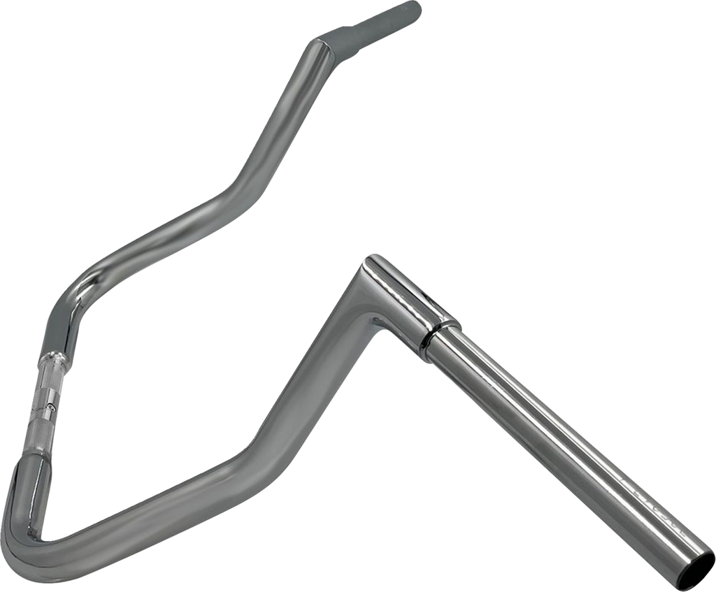 FAT BAGGERS INC. 1-1/4" EZ Install Flat Top Handlebar - Reduced Reach - 13" - Chrome 705013 — image 2