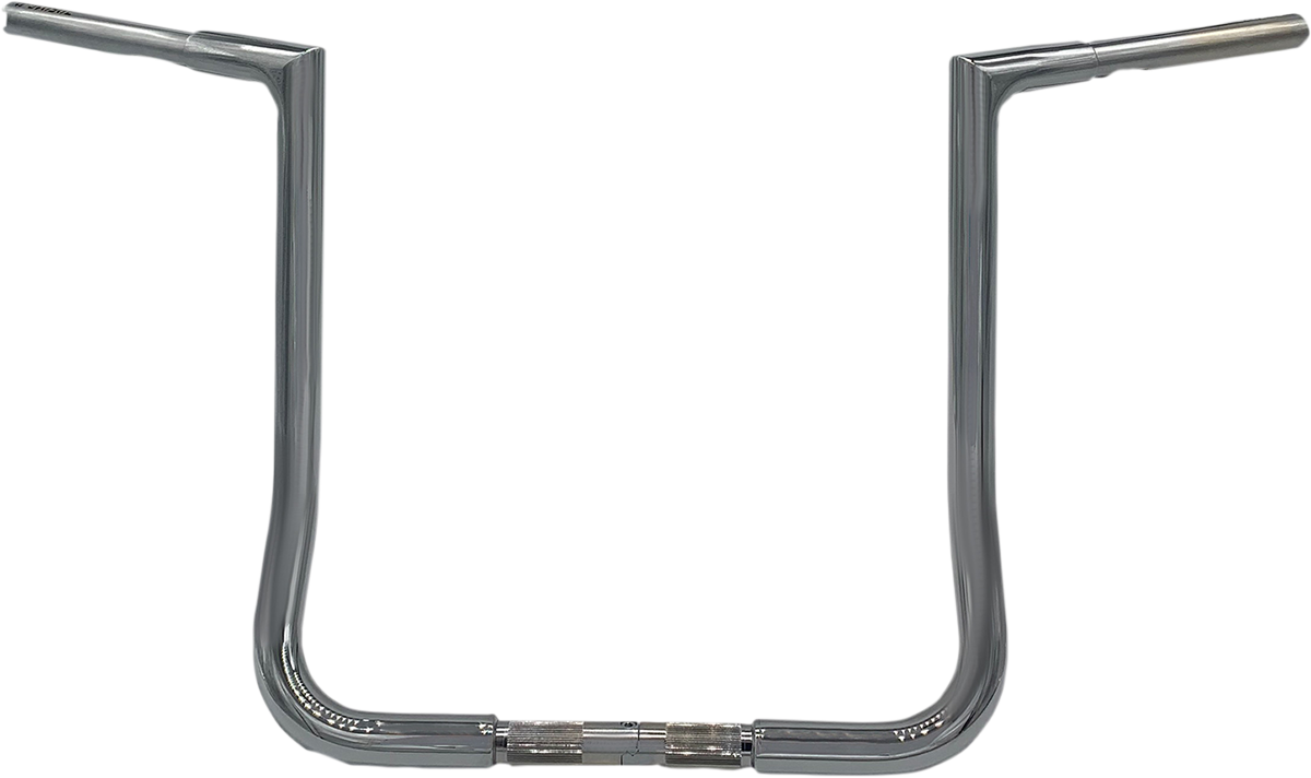 FAT BAGGERS INC. 1-1/4" EZ Install Flat Top Handlebar - 16" - Chrome 705016 — image 1