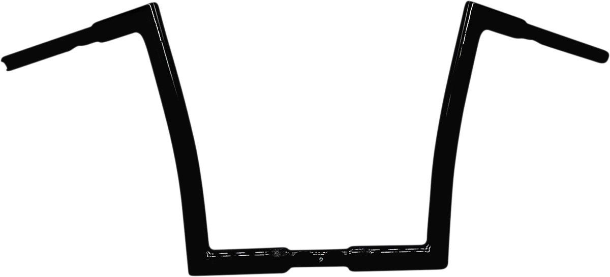 FAT BAGGERS INC. 1-1/4" EZ Install Flat Top Handlebar - 12" - Black 706012-B — image 1