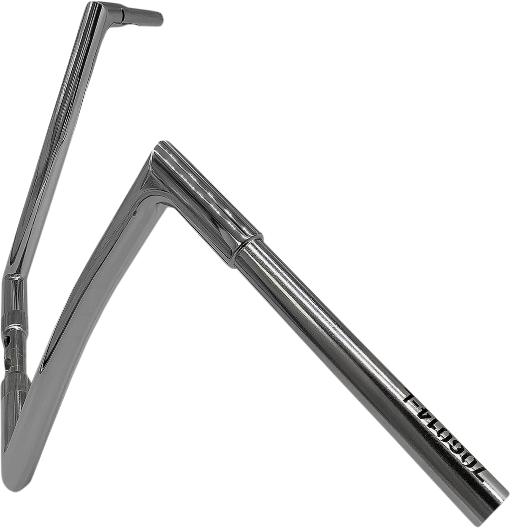 FAT BAGGERS INC. 1-1/4" EZ Install Flat Top Handlebar - 14" - Chrome 706014 — image 2