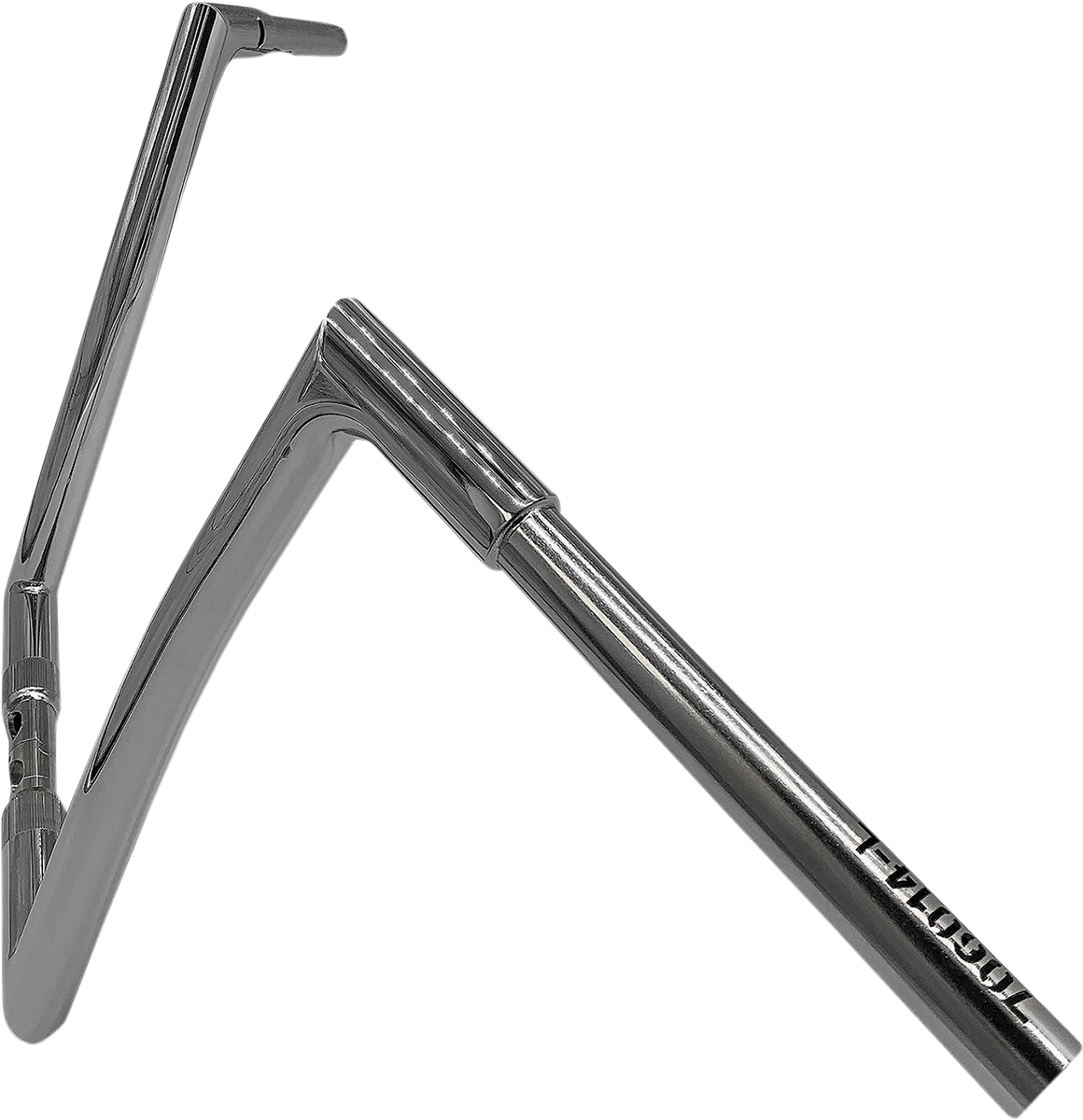 FAT BAGGERS INC. 1-1/4" EZ Install Flat Top Handlebar - 14" - Chrome 706014 — image 2