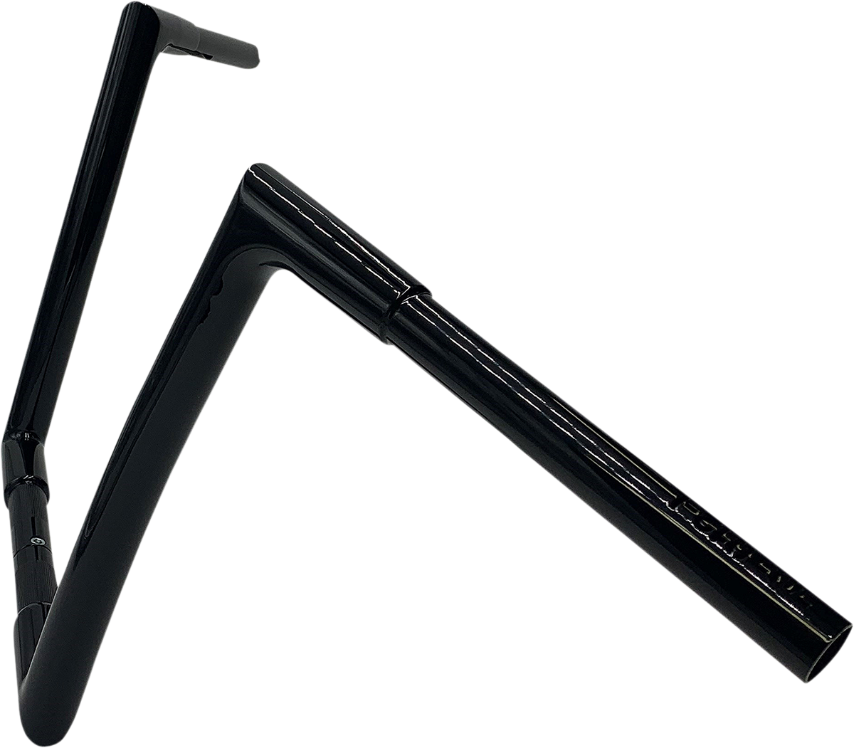 FAT BAGGERS INC. 1-1/4" EZ Install Flat Top Handlebar - 12" - Black 707012-B — image 2