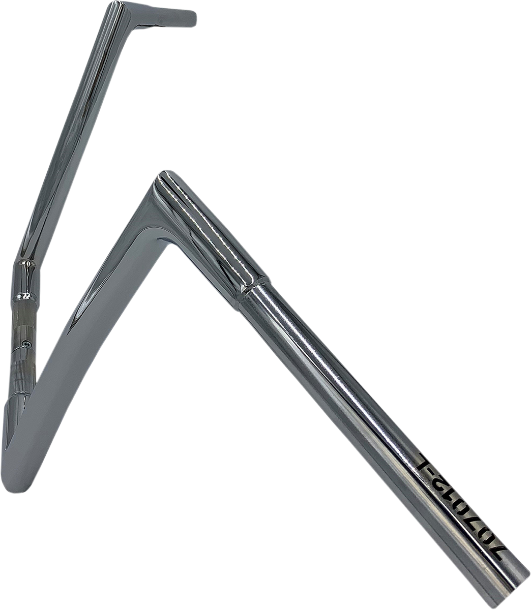 FAT BAGGERS INC. 1-1/4" EZ Install Flat Top Handlebar - 12" - Chrome 707012 — image 2