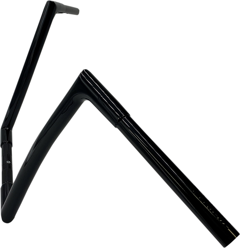 FAT BAGGERS INC. 1-1/4" EZ Install Flat Top Handlebar - 14" - Black 707014-B — image 2