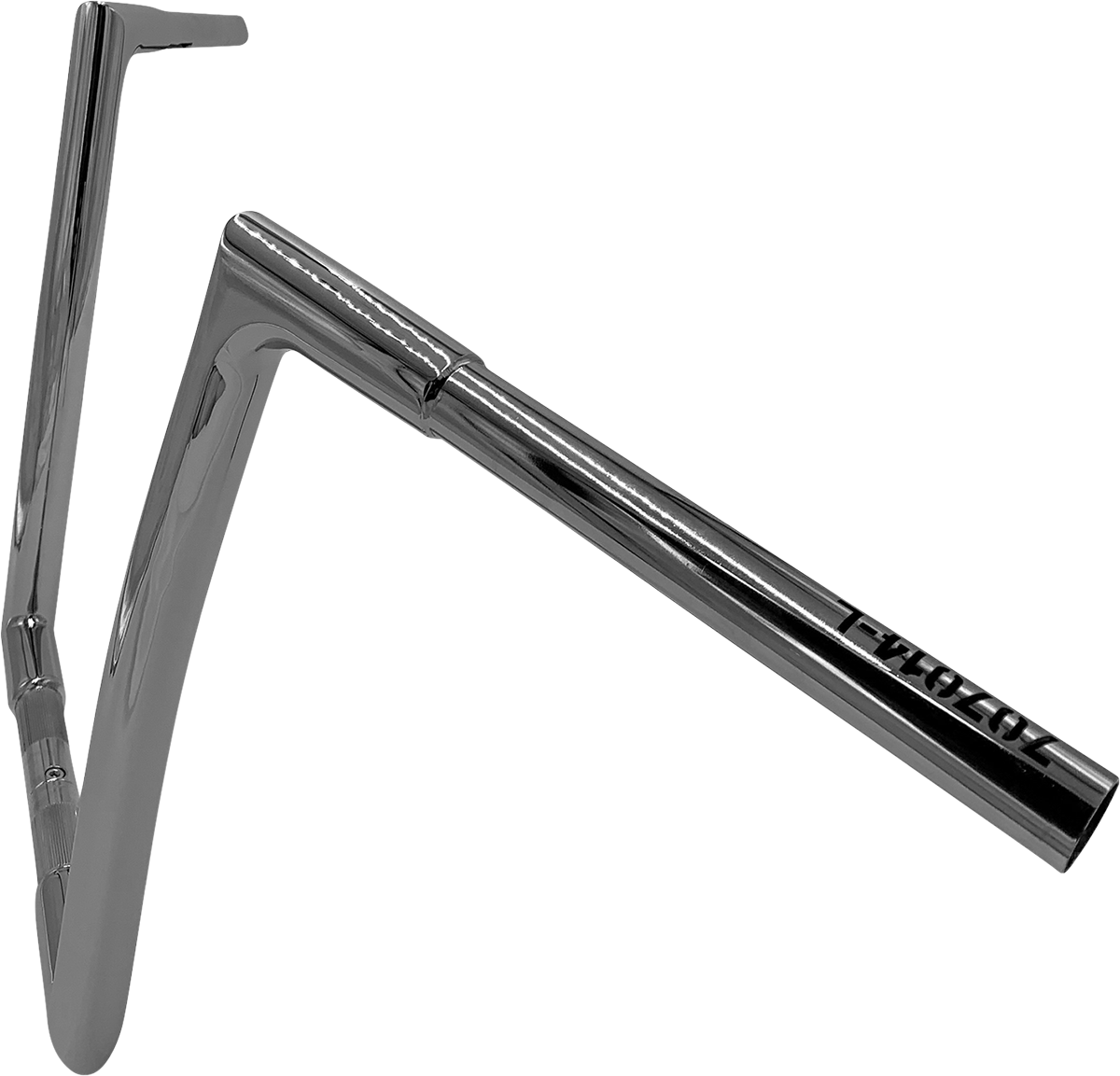 FAT BAGGERS INC. 1-1/4" EZ Install Flat Top Handlebar - 14" - Chrome 707014 — image 2