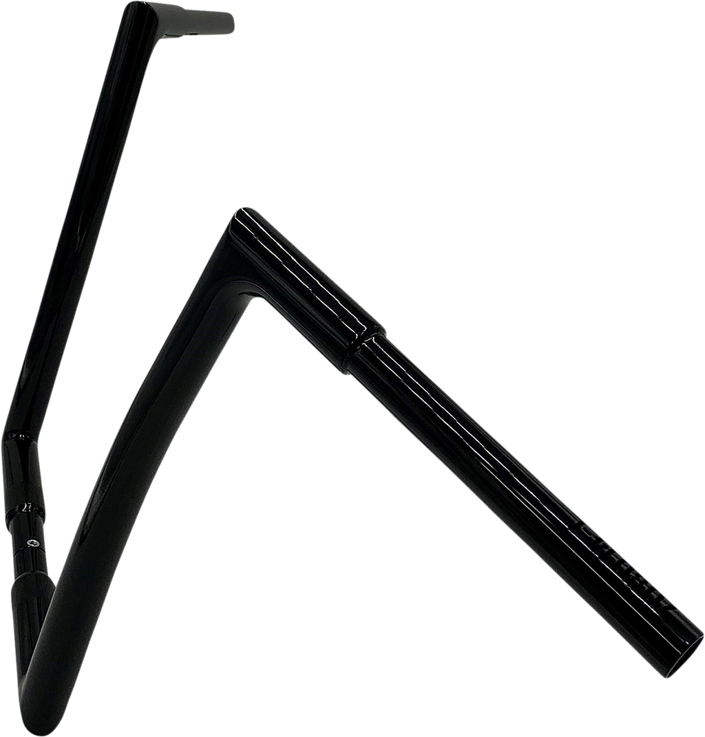 FAT BAGGERS INC. 1-1/4" EZ Install Flat Top Handlebar - 14" - Black 708014-B — image 2