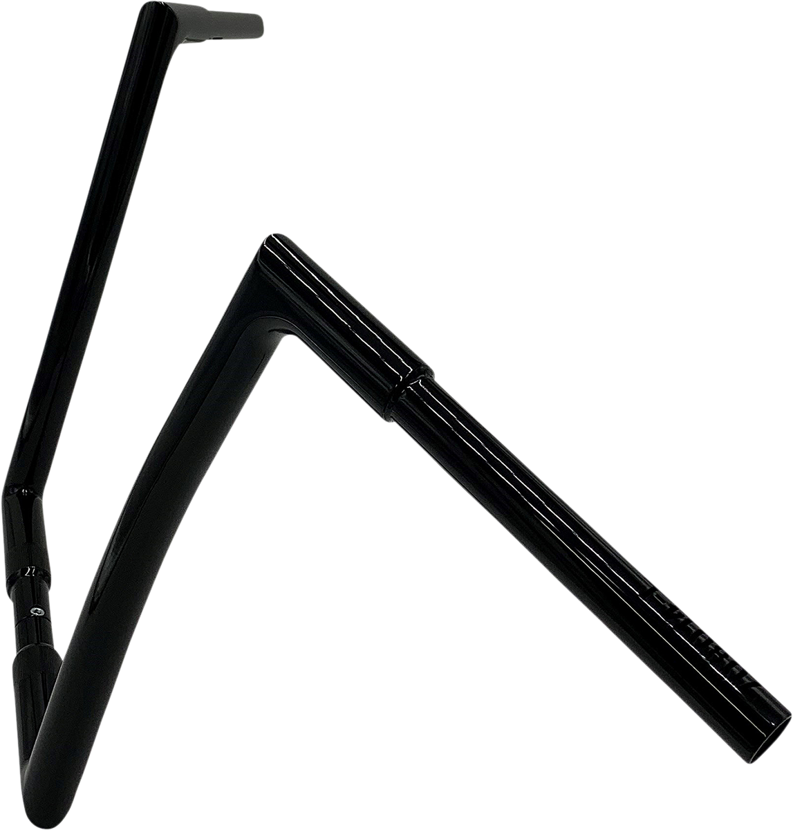 FAT BAGGERS INC. 1-1/4" EZ Install Flat Top Handlebar - 14" - Black 708014-B — image 2