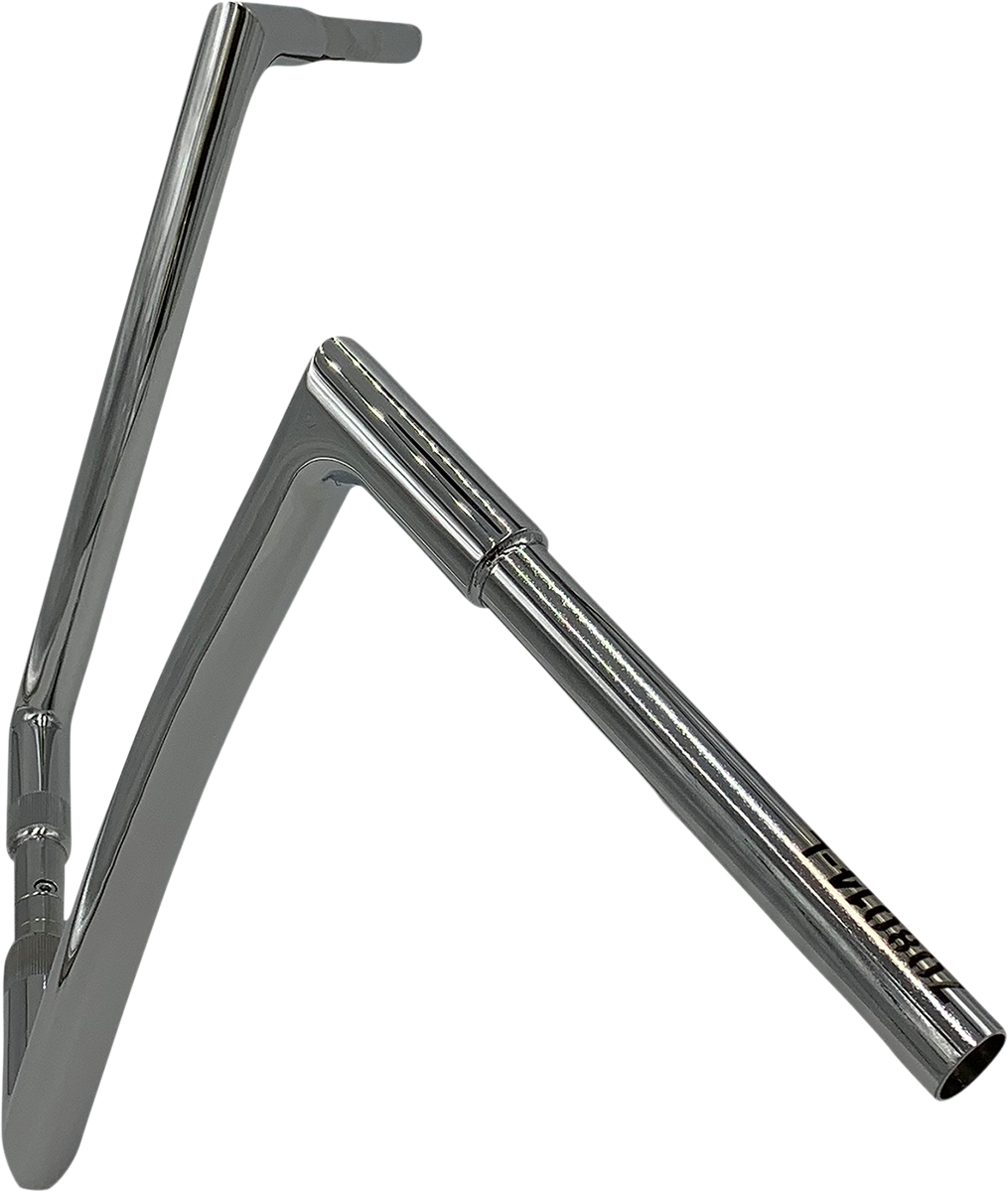 FAT BAGGERS INC. 1-1/4" EZ Install Flat Top Handlebar - 14" - Chrome 708014 — image 2