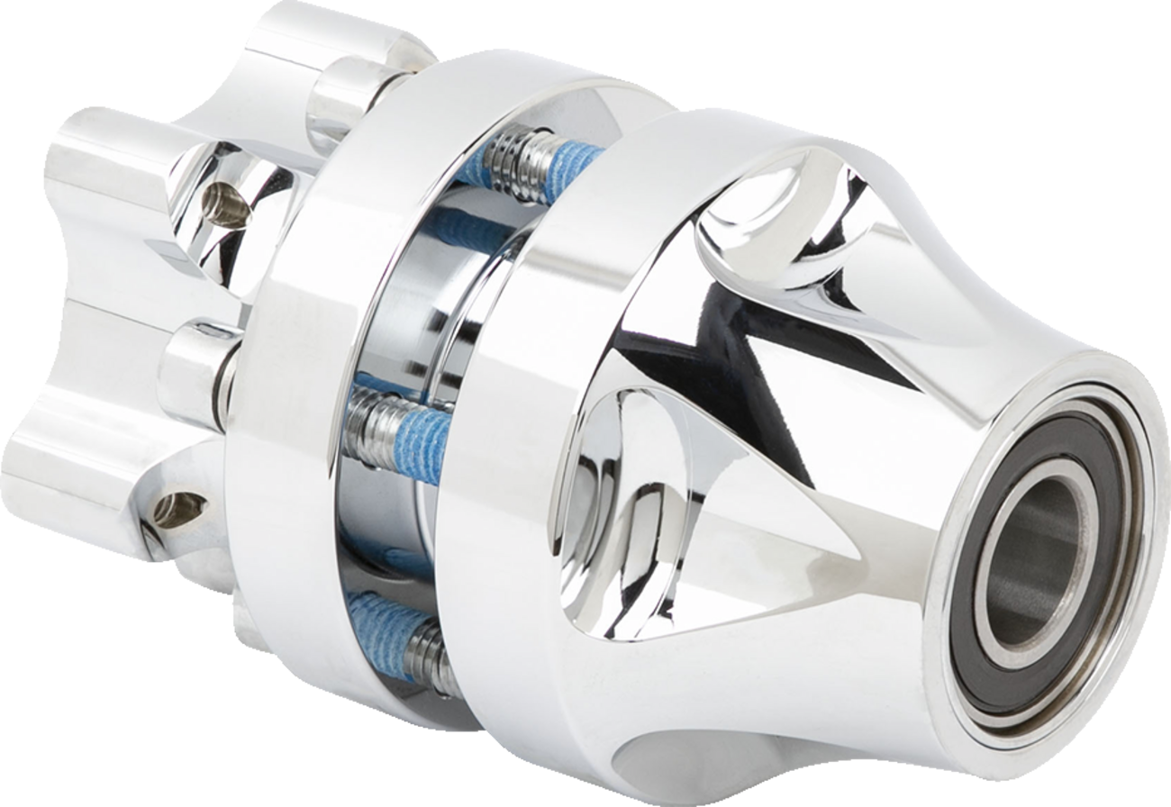 ARLEN NESS Hub - Cartridge - Front/Single Disc - Chrome - Softail Standard/Street Bob 71-649 — image 1