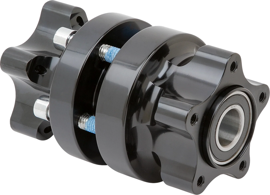 ARLEN NESS Hub - Cartridge - Front/Dual Disc - Black - Softail Low Rider S/ST/El Diablo 71-652 — image 1