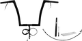 FAT BAGGERS INC. EZ Install Wired 1-1/4" Flat Top Handlebar Kit - 14" - Black 712914-B — image 1