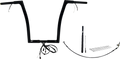 FAT BAGGERS INC. EZ Install Wired 1-1/4" Flat Top Handlebar Kit - 16" - Black 712916-B — image 1
