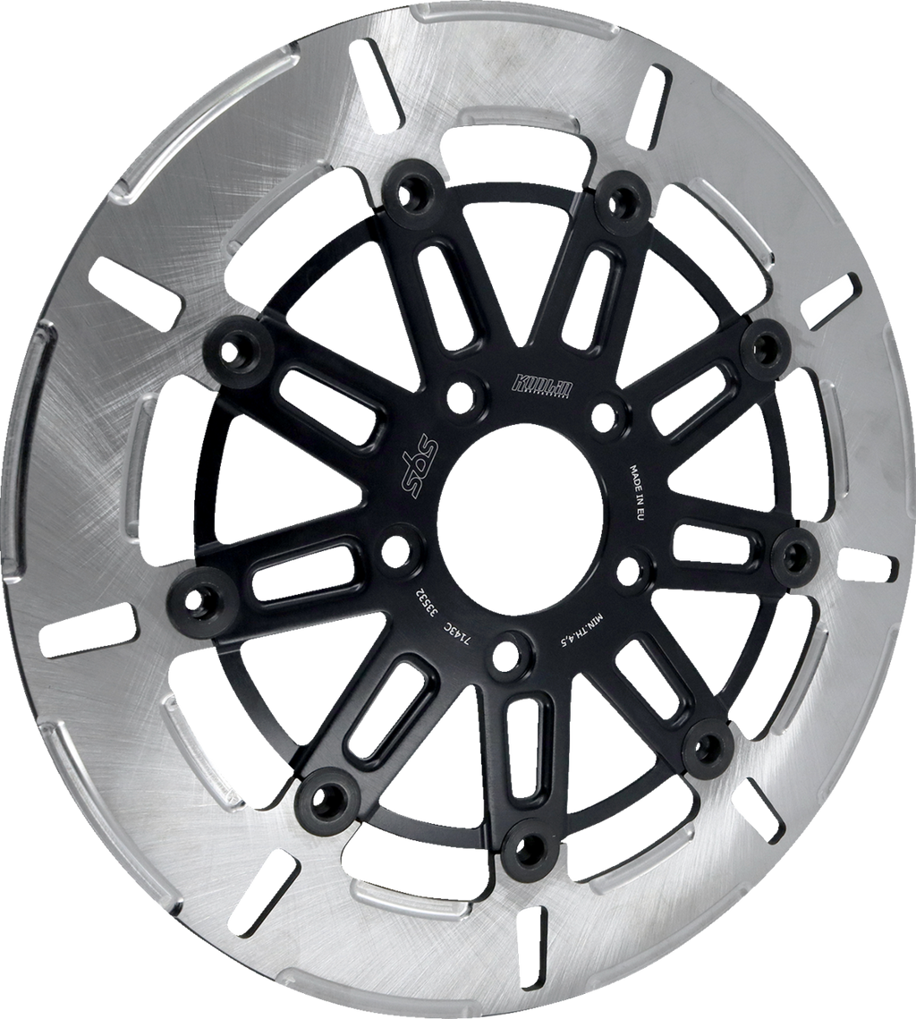 SBS Design "C" Straight 9-Spoke Brake Rotor 7143C — image 2